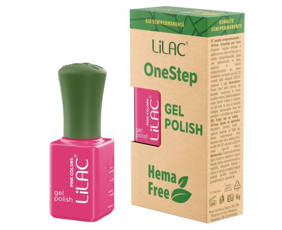 Hema Free гел лак Lilac OneStep Pink 065,1,LilaCare Bulgaria