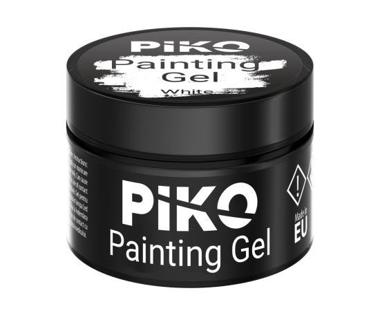 Цветен гел Painting gel 02 WHITE 5g,1,LilaCare Bulgaria