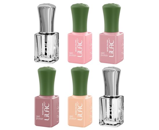 Комплект за гел лак Lilac Nude 2 Hema Free,2,LilaCare Bulgaria