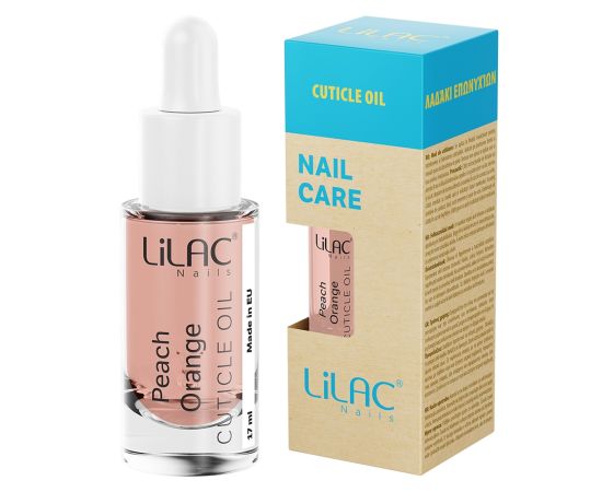 Lilac Nail Care Масло за кутикули Peach Orange 17 мл,1,LilaCare Bulgaria