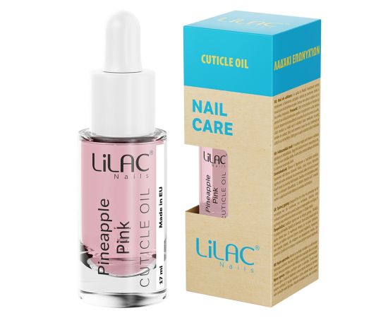 Lilac Nail Care Масло за кутикули Pineapple Pink 17 мл,1,LilaCare Bulgaria