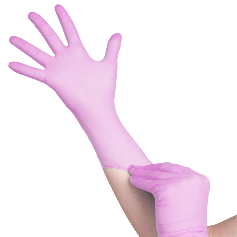 All4med disposable diagnostic nitrile gloves pink xs,1,LilaCare Bulgaria