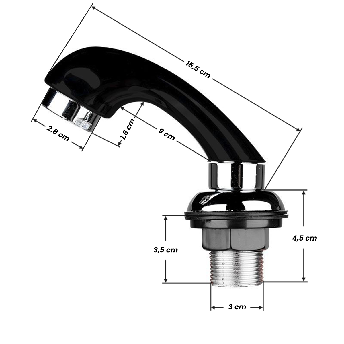 Black hand shower for a hairdressing wash stand,2,LilaCare Bulgaria