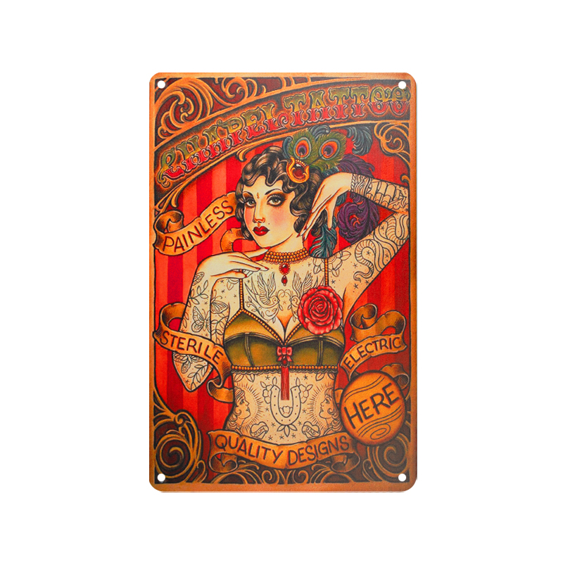 Decorative tattoo board ta128,1,LilaCare Bulgaria