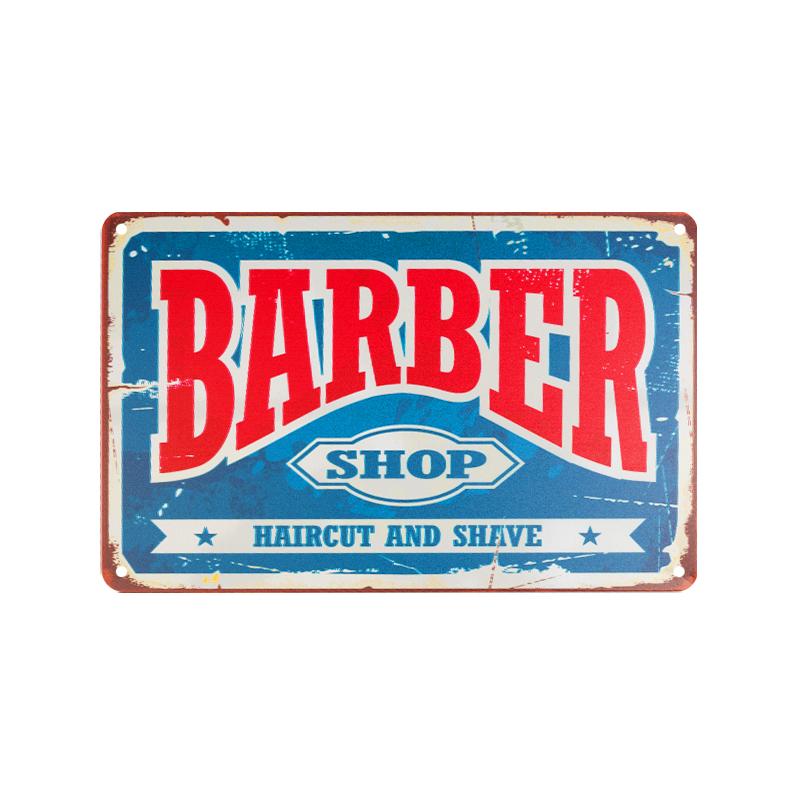 Decorative plaque barber b006,1,LilaCare Bulgaria