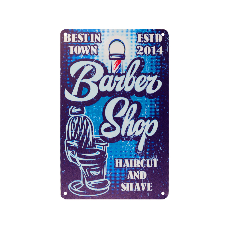 Decorative plaque barber b075,1,LilaCare Bulgaria