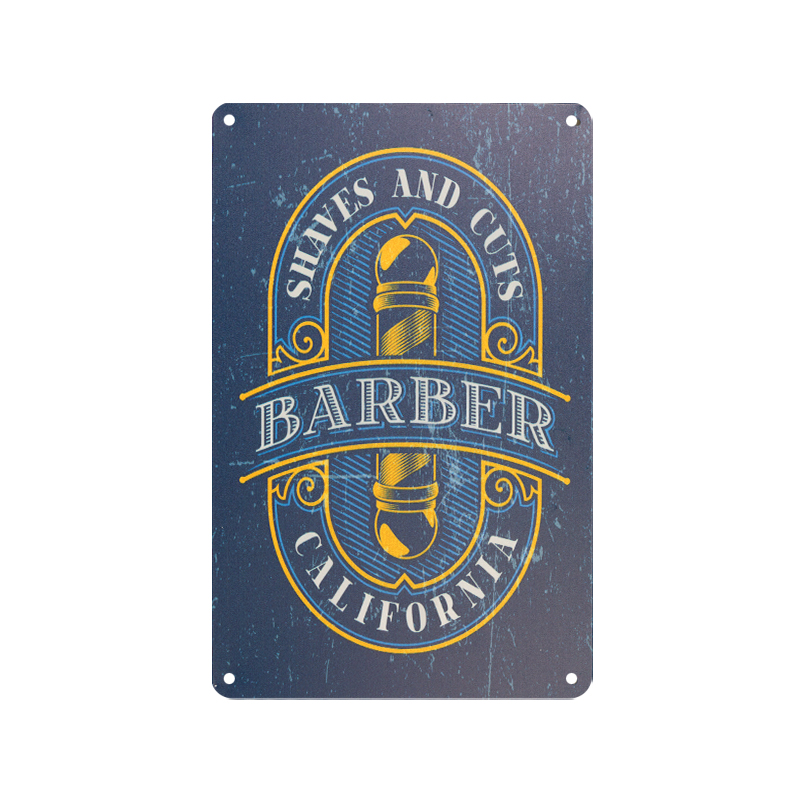 Decorative plaque barber b076,1,LilaCare Bulgaria