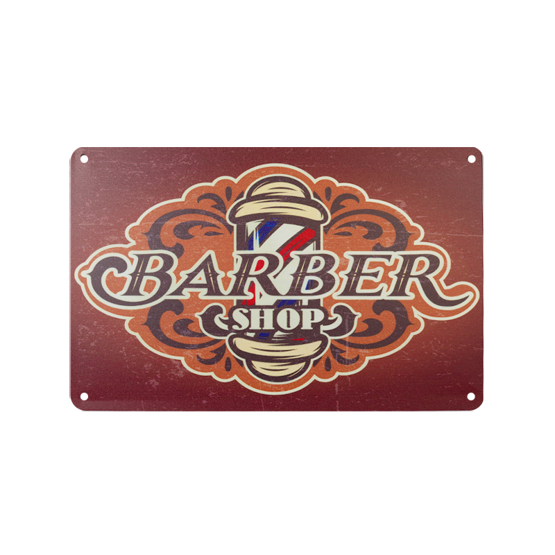 Decorative plaque barber b084,1,LilaCare Bulgaria