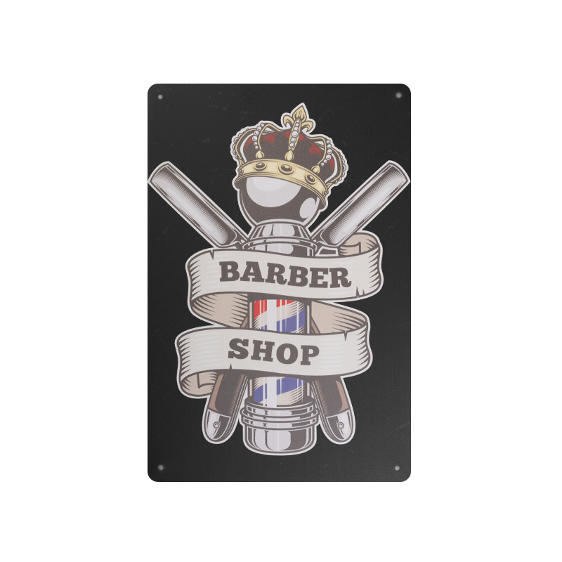 Decorative plaque barber b015,1,LilaCare Bulgaria