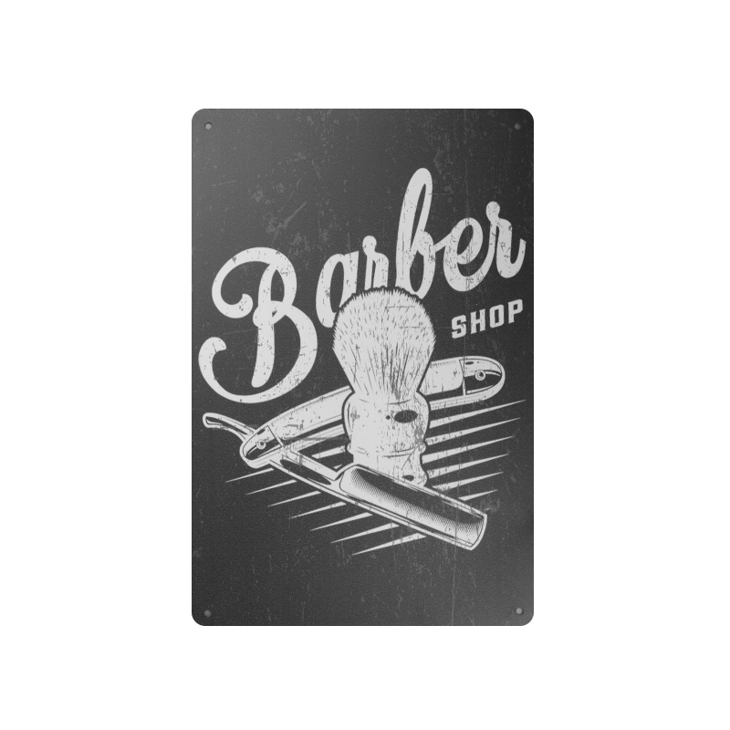 Decorative plaque barber b026,1,LilaCare Bulgaria