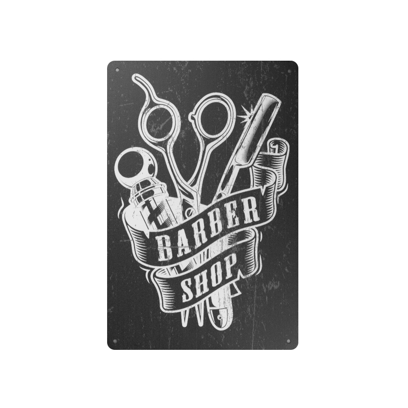 Decorative plaque barber b032,1,LilaCare Bulgaria