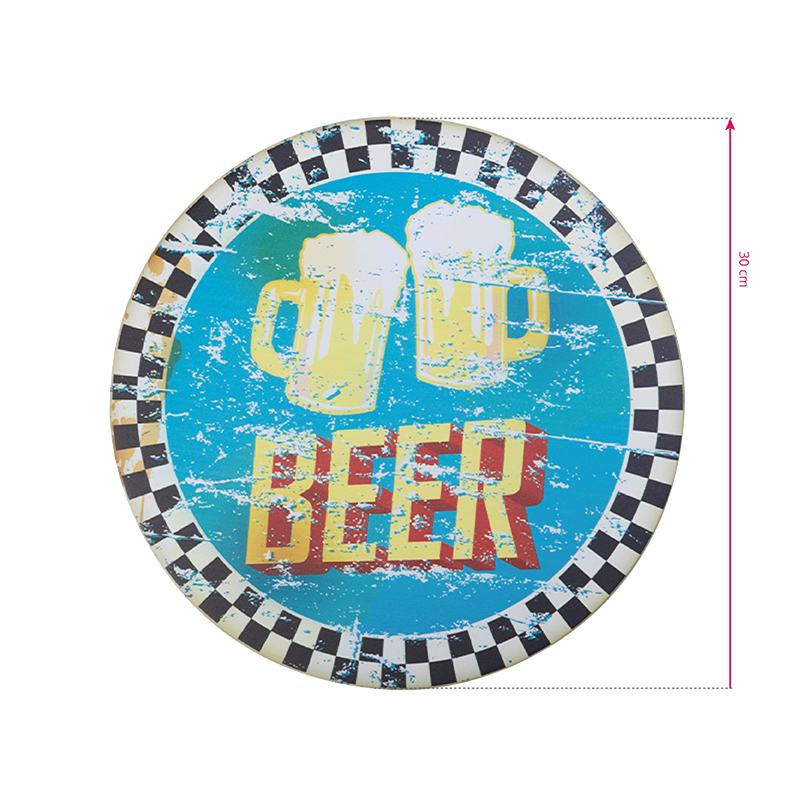 Decorative round beer plaque,2,LilaCare Bulgaria