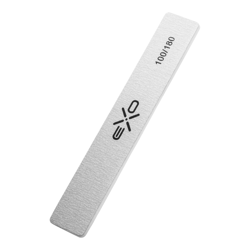 EXO WIDE STRAIGHT NAIL FILE 100/180 10 PCS,1,LilaCare Bulgaria