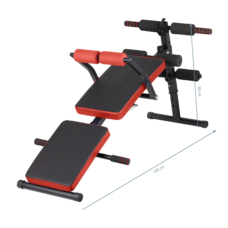 EXERCISE BENCH 07 BLACK RED,6,LilaCare Bulgaria