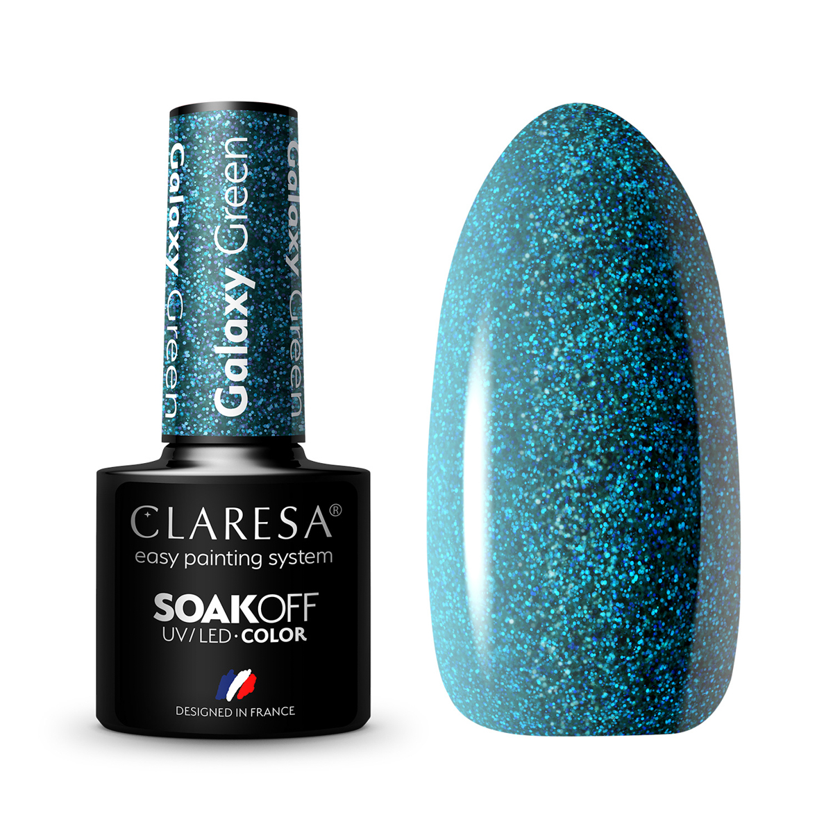 Гел лак Claresa Galaxy Green,1,LilaCare Bulgaria