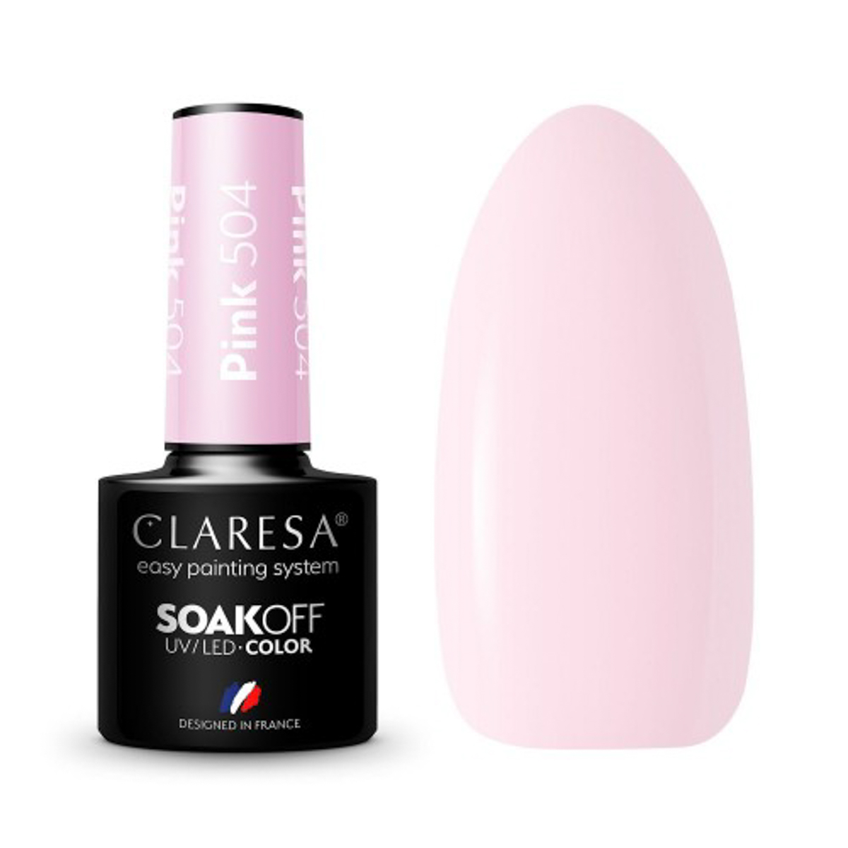 Гел лак Claresa Pink 504,1,LilaCare Bulgaria