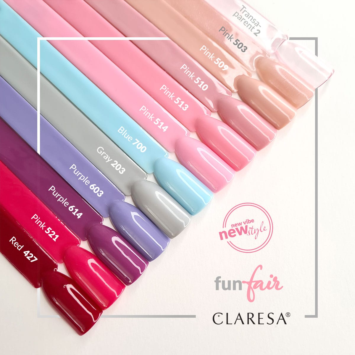 Гел лак Claresa Pink 509,1,LilaCare Bulgaria