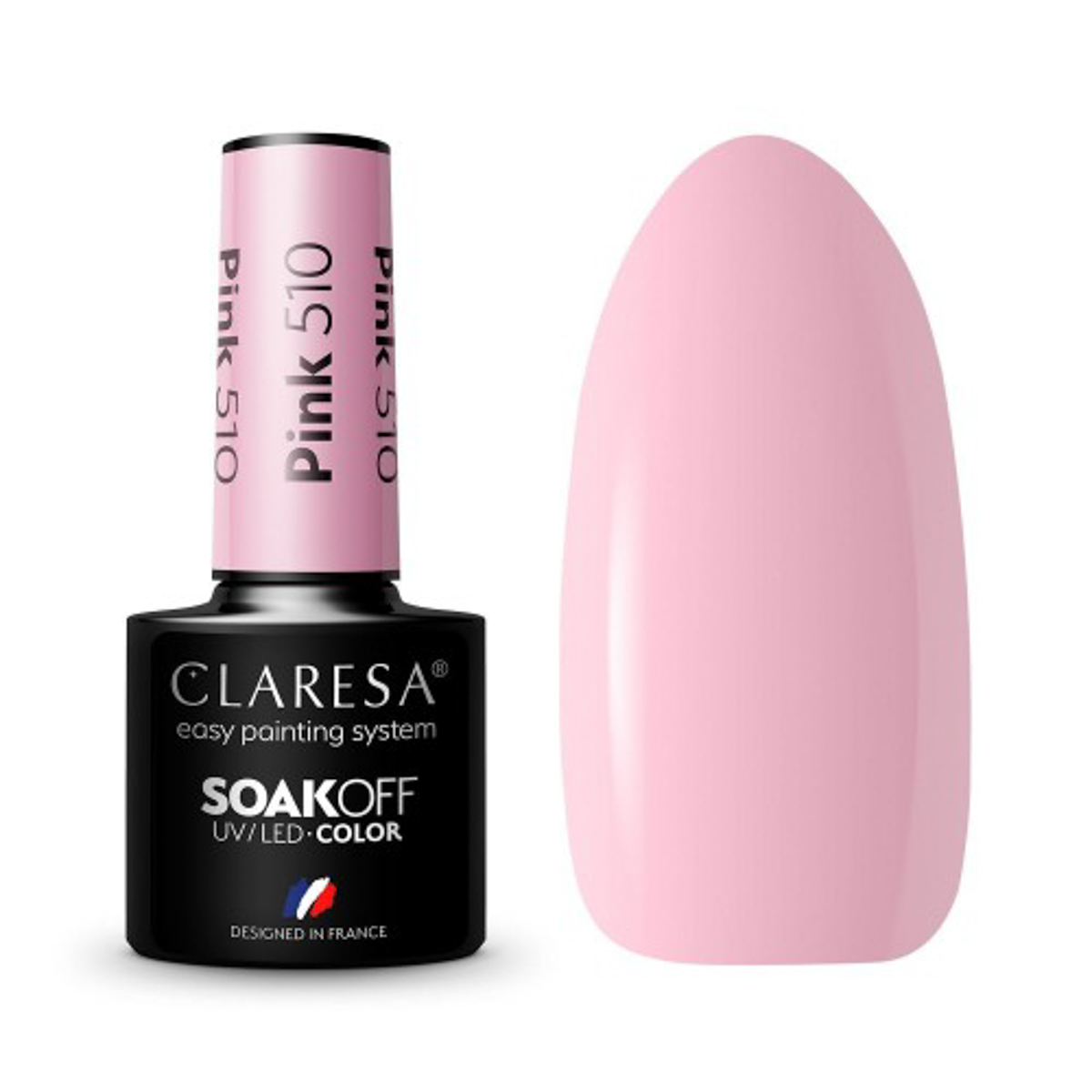 Гел лак Claresa Pink 510,1,LilaCare Bulgaria