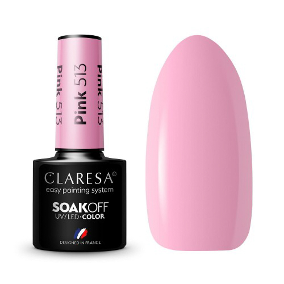 Гел лак Claresa Pink 513,1,LilaCare Bulgaria