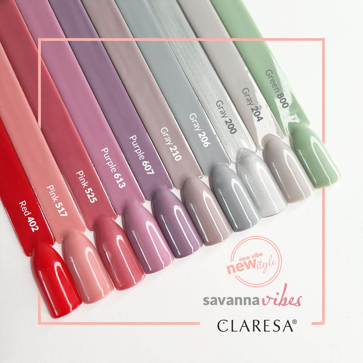 Гел лак Claresa Pink 525,1,LilaCare Bulgaria