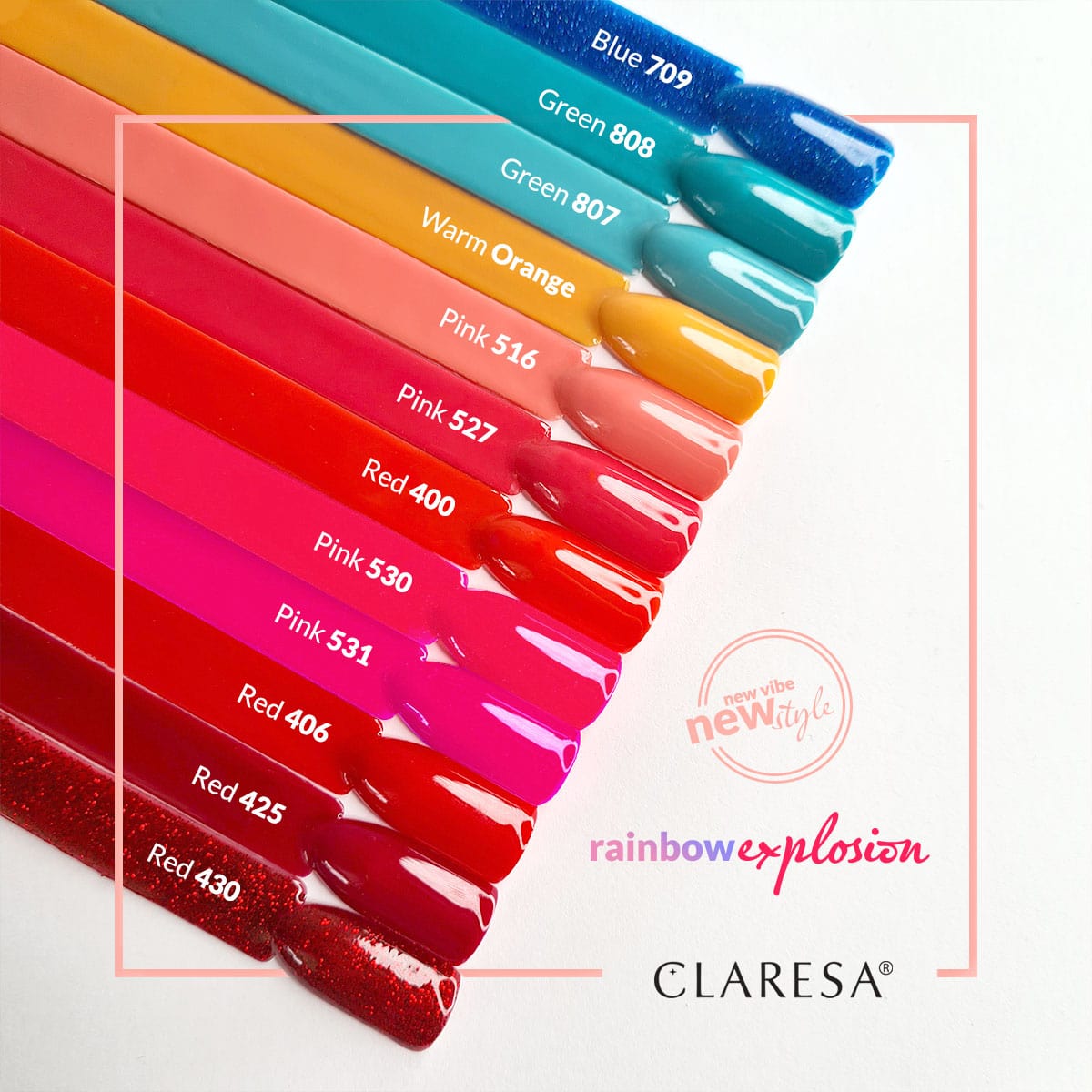 Гел лак Claresa Pink 530,1,LilaCare Bulgaria