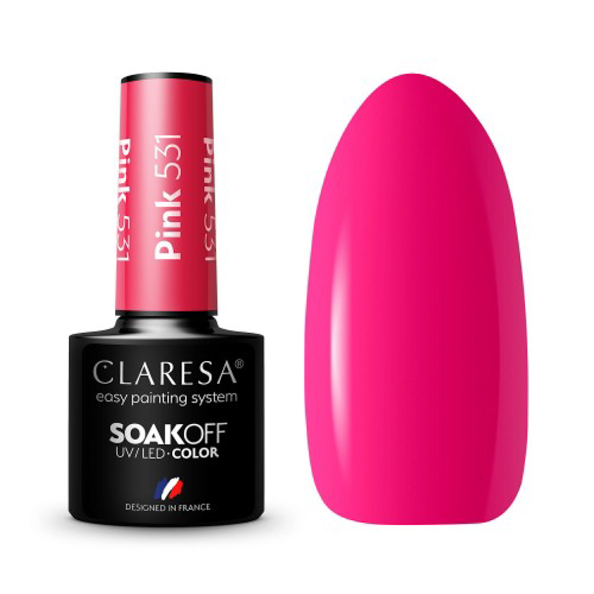 Гел лак Claresa Pink 531,1,LilaCare Bulgaria