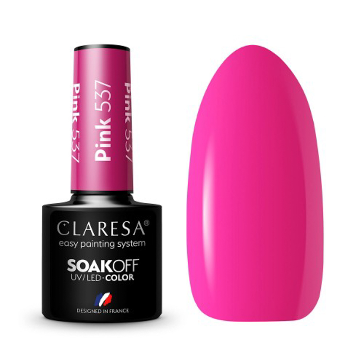 Гел лак Claresa Pink 537,1,LilaCare Bulgaria