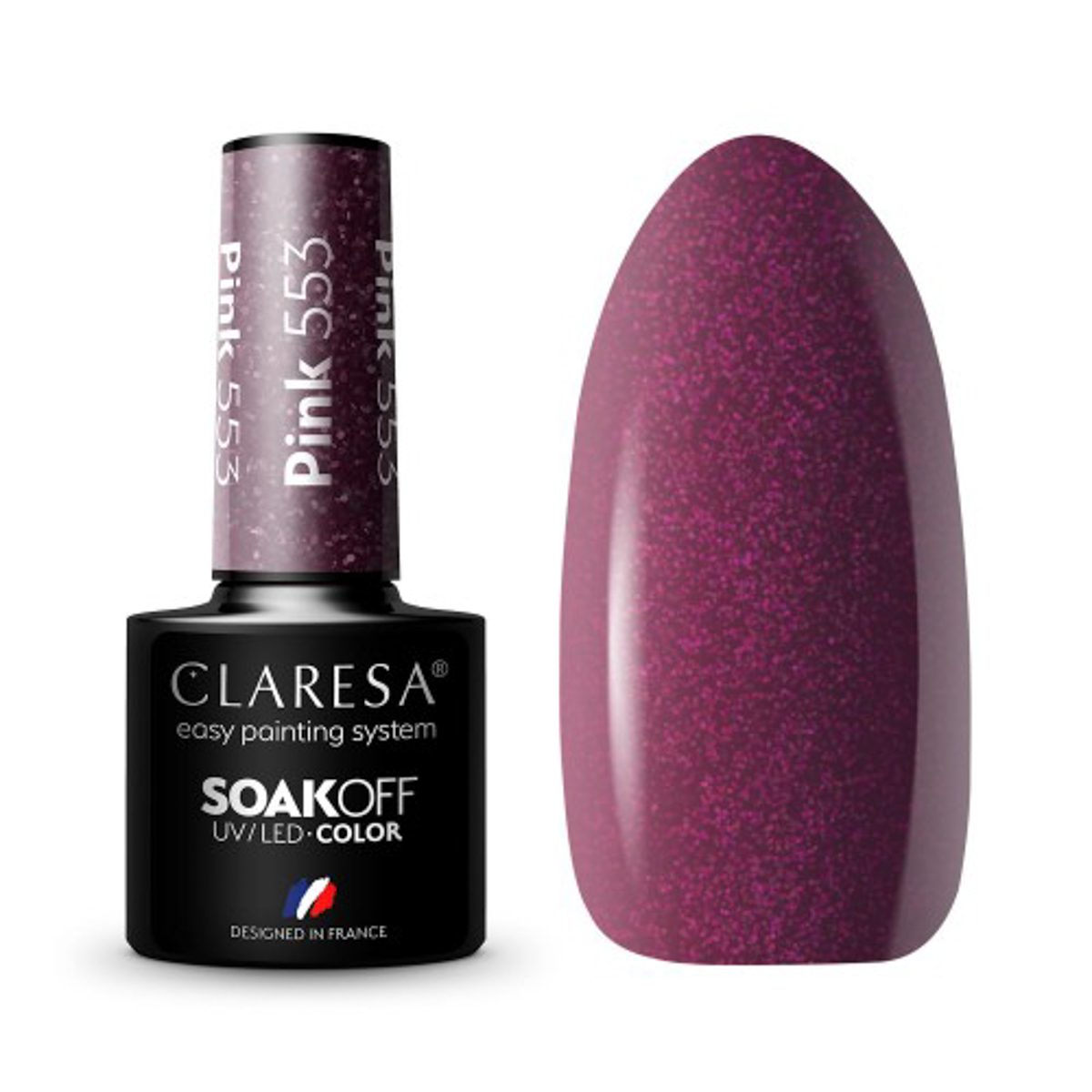 Гел лак Claresa Pink 553,1,LilaCare Bulgaria