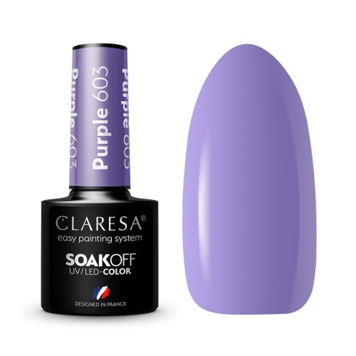 Гел лак Claresa PURPLE 603 ​​-5 гр,1,LilaCare Bulgaria