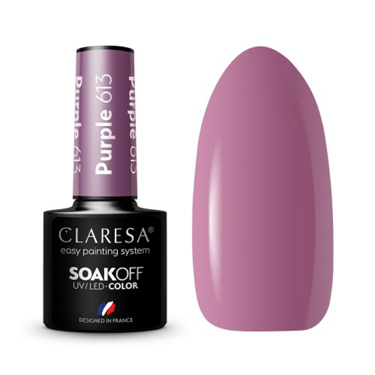 Гел лак Claresa PURPLE 613 ,1,LilaCare Bulgaria