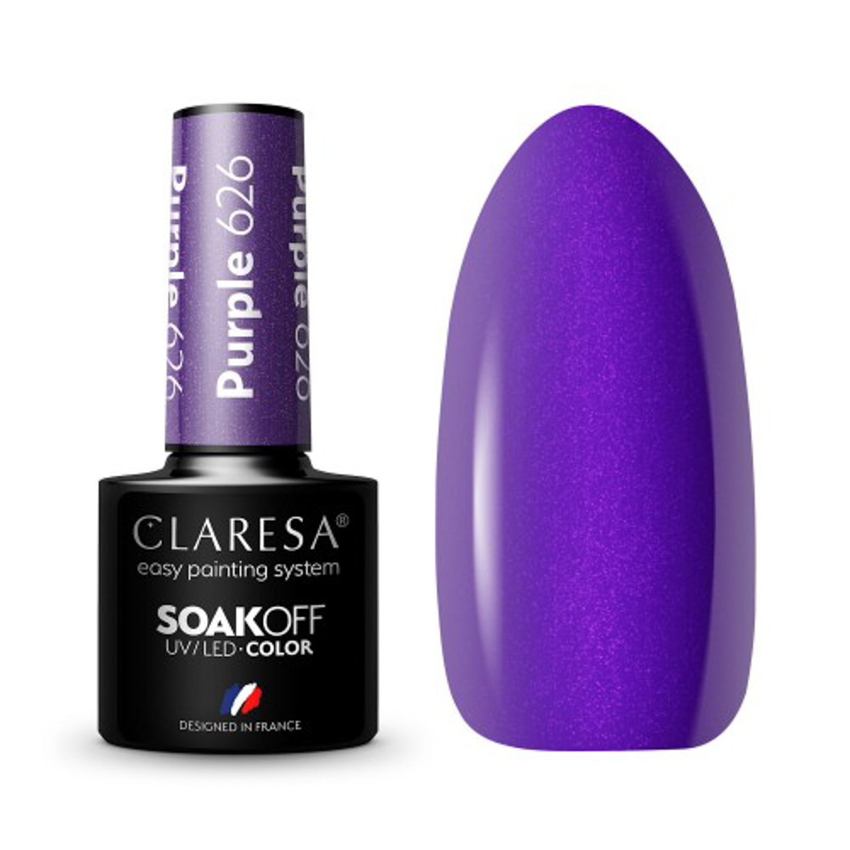 Гел лак Claresa PURPLE 626,1,LilaCare Bulgaria