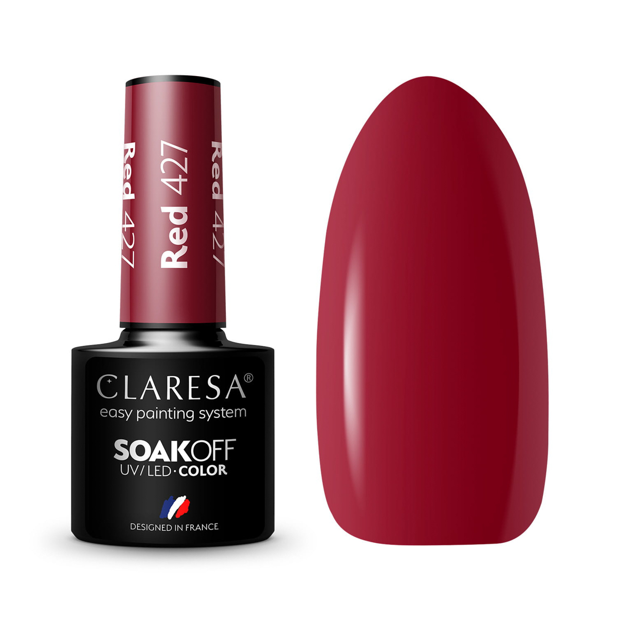 Гел лак Claresa RED 427 ,1,LilaCare Bulgaria