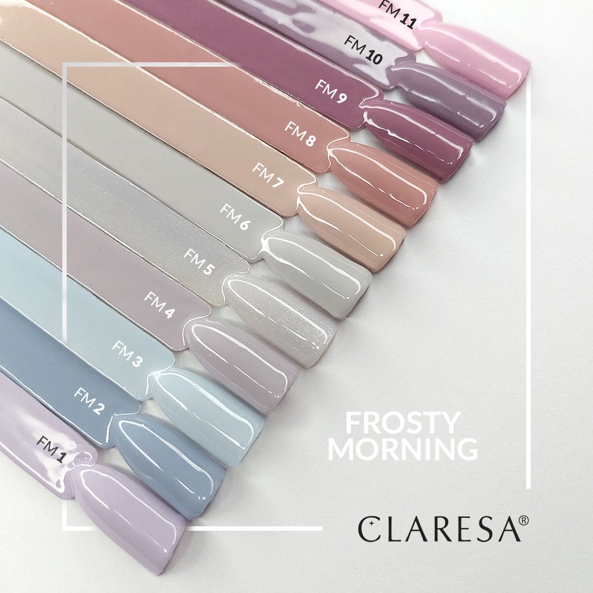 CLARESA Gel polish Frosty Morning 2 -5g,1,LilaCare Bulgaria