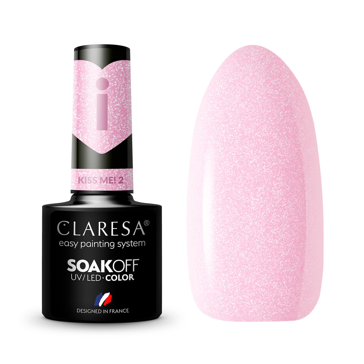 Гел лак Claresa Kiss Me! 2,1,LilaCare Bulgaria