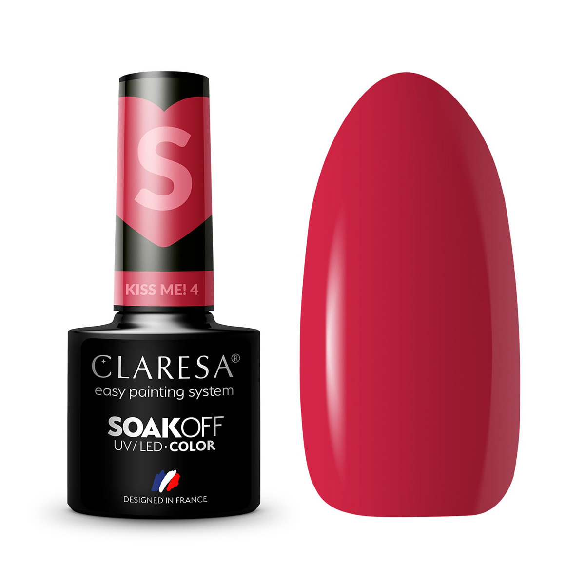 Гел лак Claresa Kiss Me! 4,1,LilaCare Bulgaria