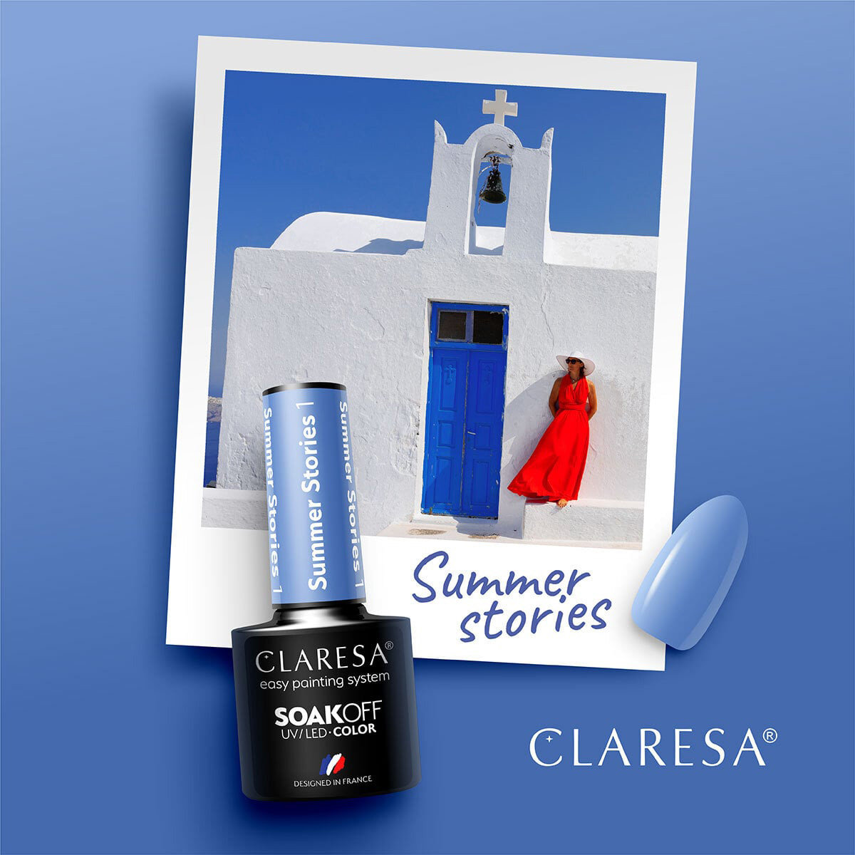 Гел лак Claresa SUMMER STORIES 1,1,LilaCare Bulgaria