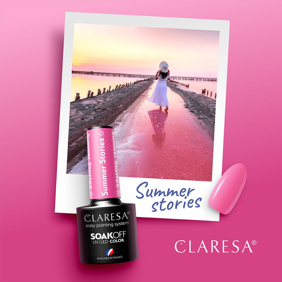 Гел лак Claresa SUMMER STORIES 6,1,LilaCare Bulgaria