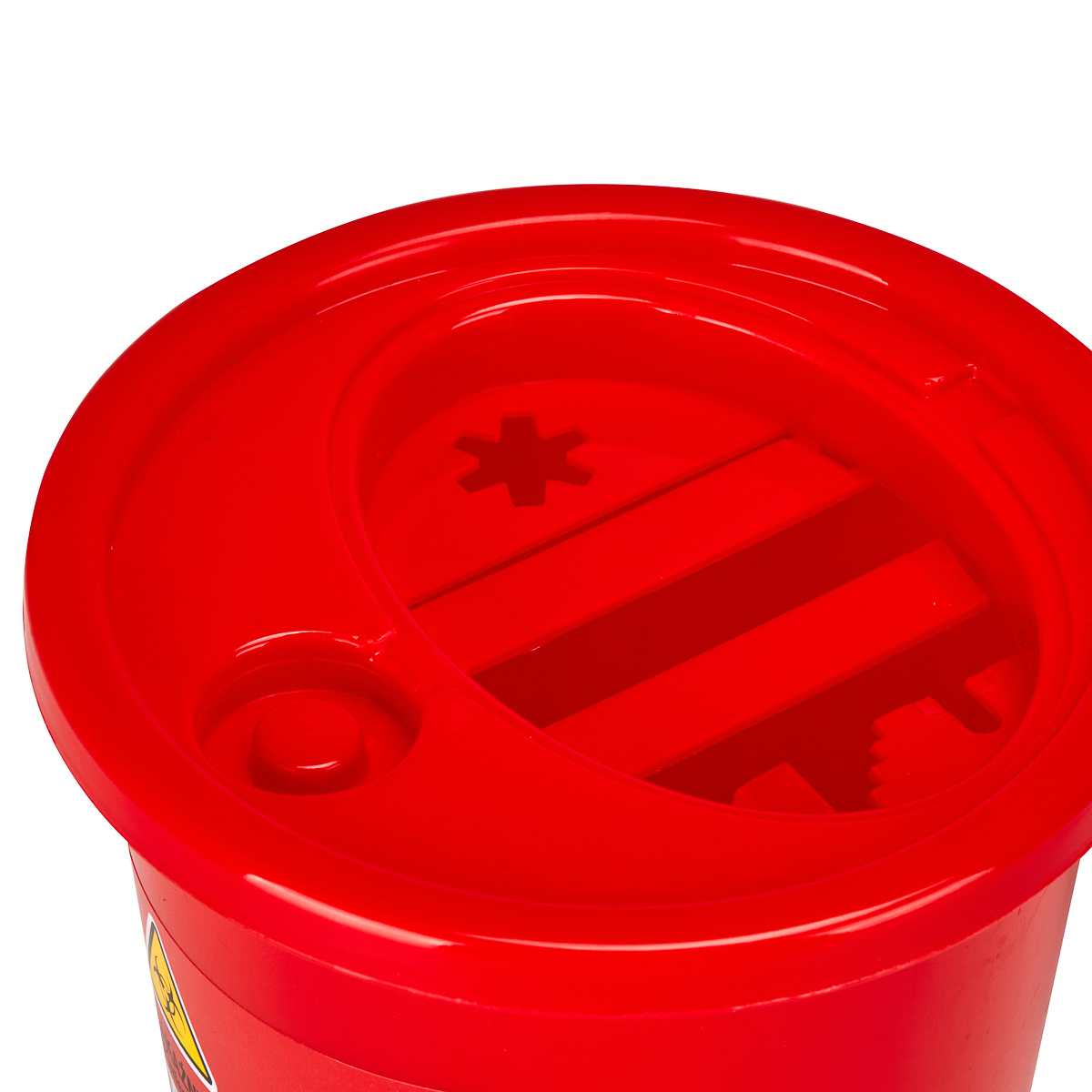 MEDICAL WASTE CONTAINER 0.7 L RED,1,LilaCare Bulgaria