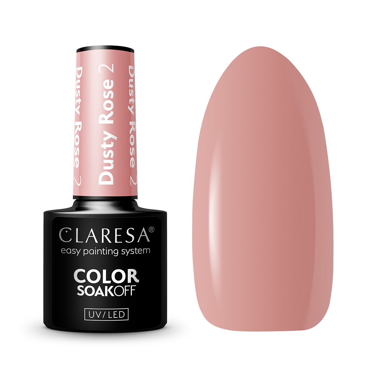 Гел лак Claresa DUSTY ROSE 2,1,LilaCare Bulgaria