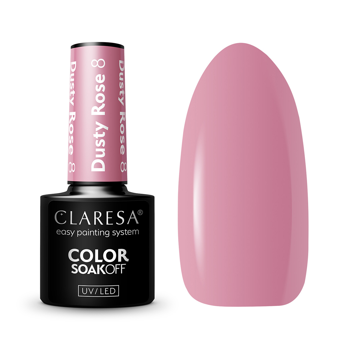 Гел лак Claresa DUSTY ROSE 8,1,LilaCare Bulgaria