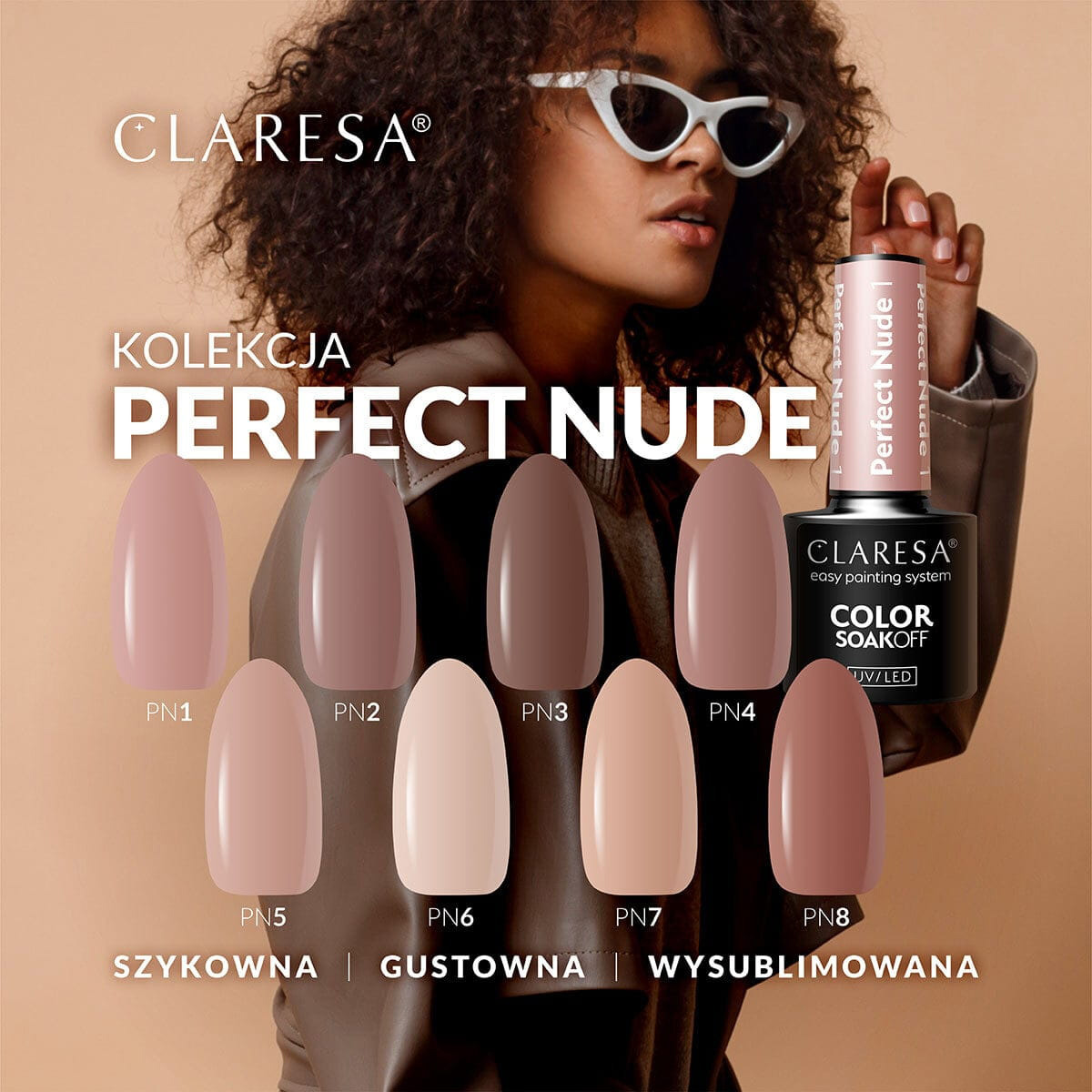 Гел лак Claresa PERFECT Nude 1,1,LilaCare Bulgaria