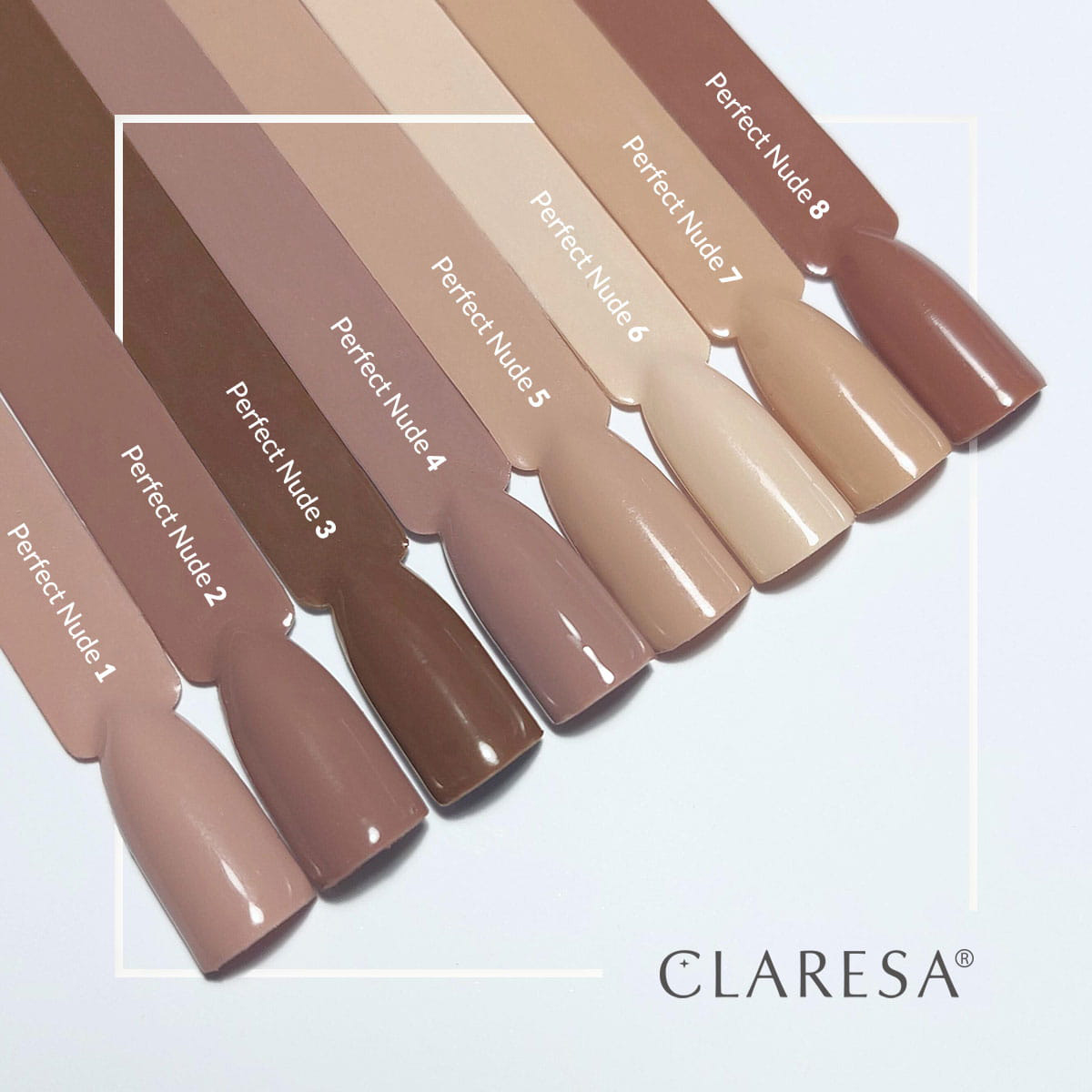 Гел лак Claresa PERFECT Nude 1,2,LilaCare Bulgaria