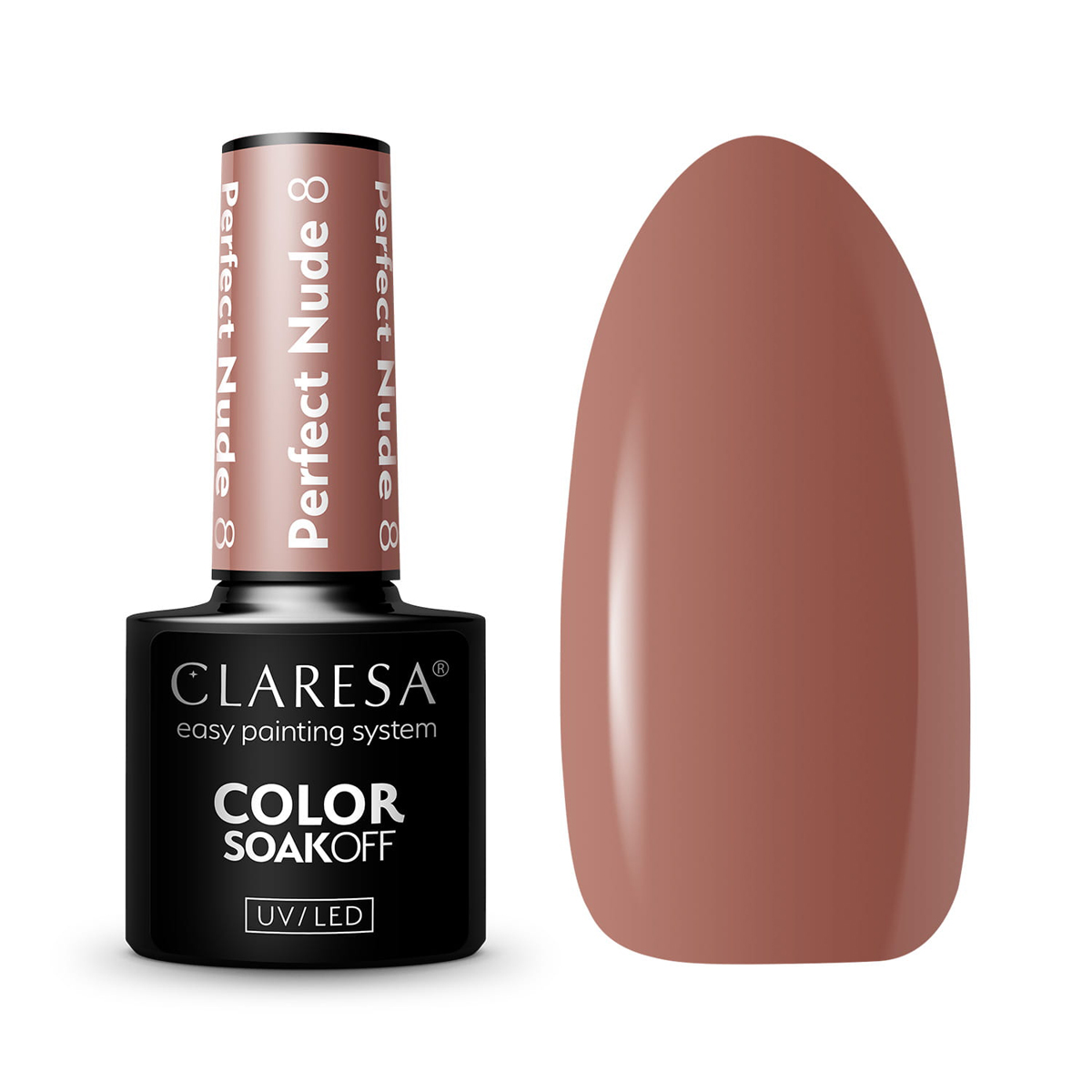 Гел лак Claresa PERFECT Nude 8,1,LilaCare Bulgaria