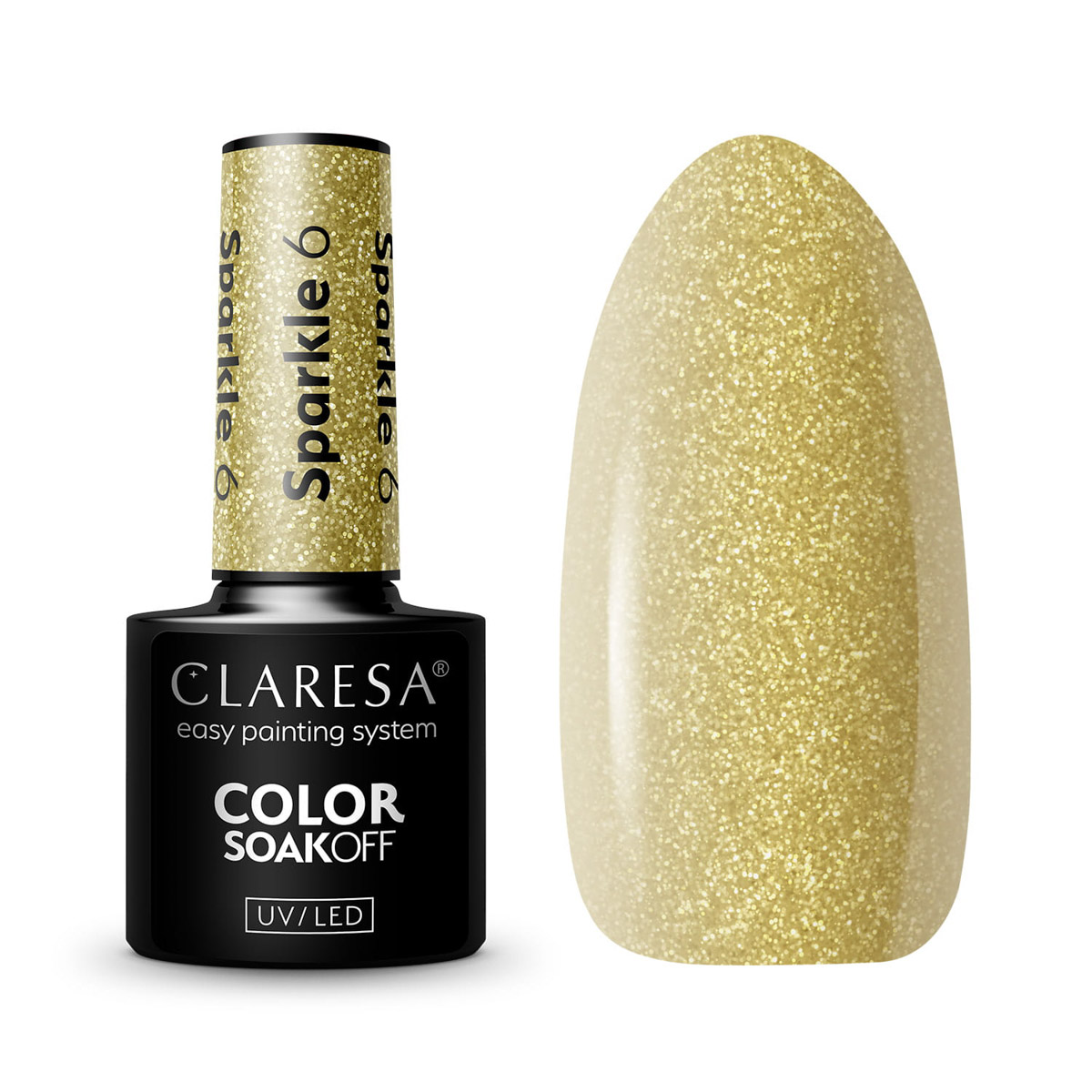 Гел лак Claresa SPARKLE 6,1,LilaCare Bulgaria