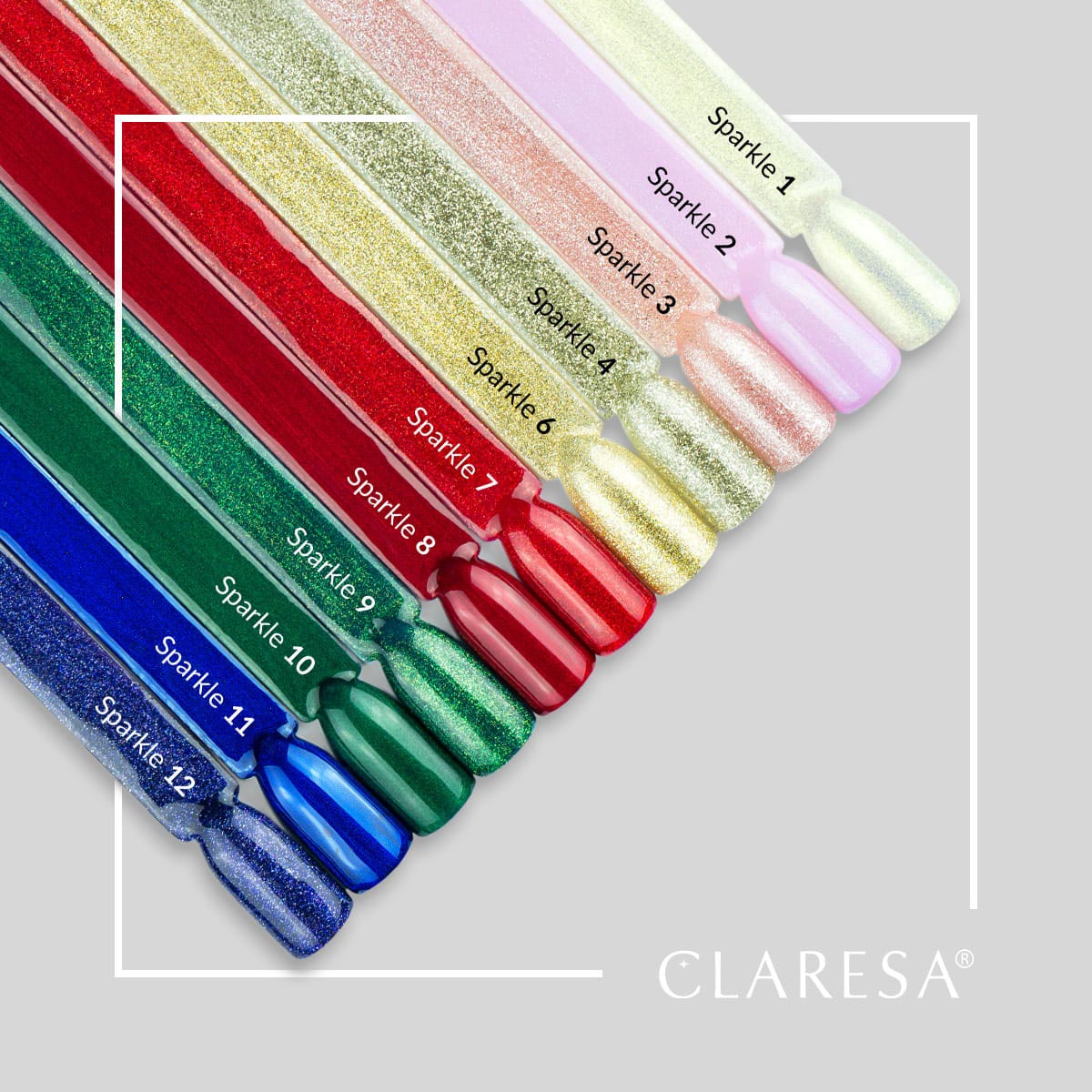 Гел лак Claresa SPARKLE 6,2,LilaCare Bulgaria