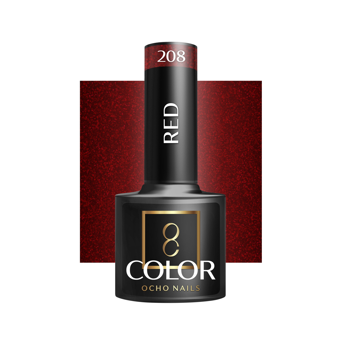 Гел лак OCHO NAILS red 208,1,LilaCare Bulgaria