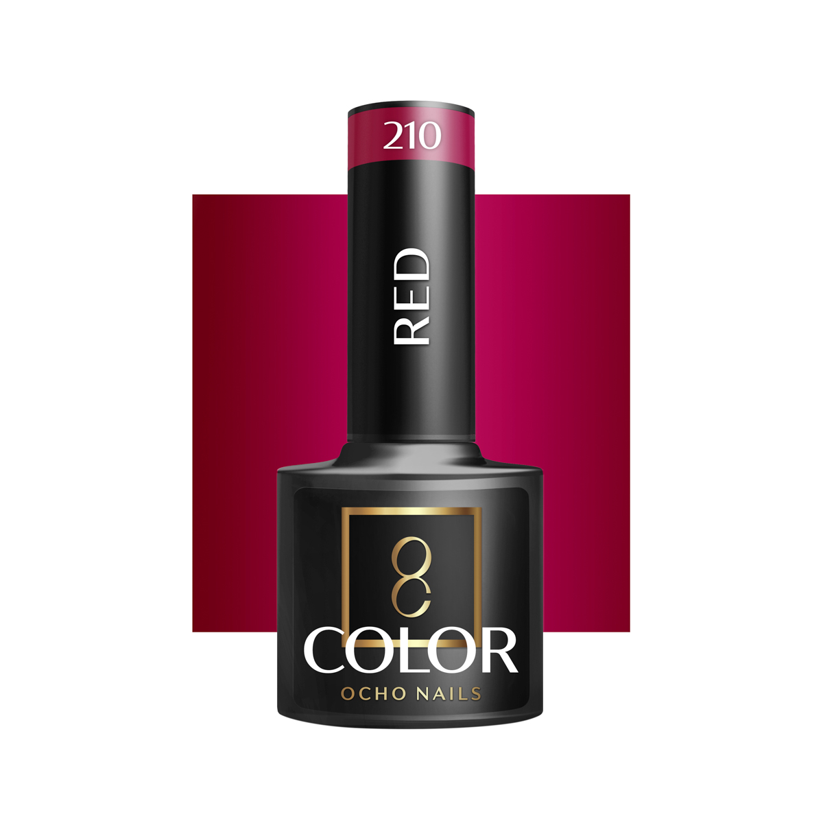 Гел лак OCHO NAILS red 210,1,LilaCare Bulgaria