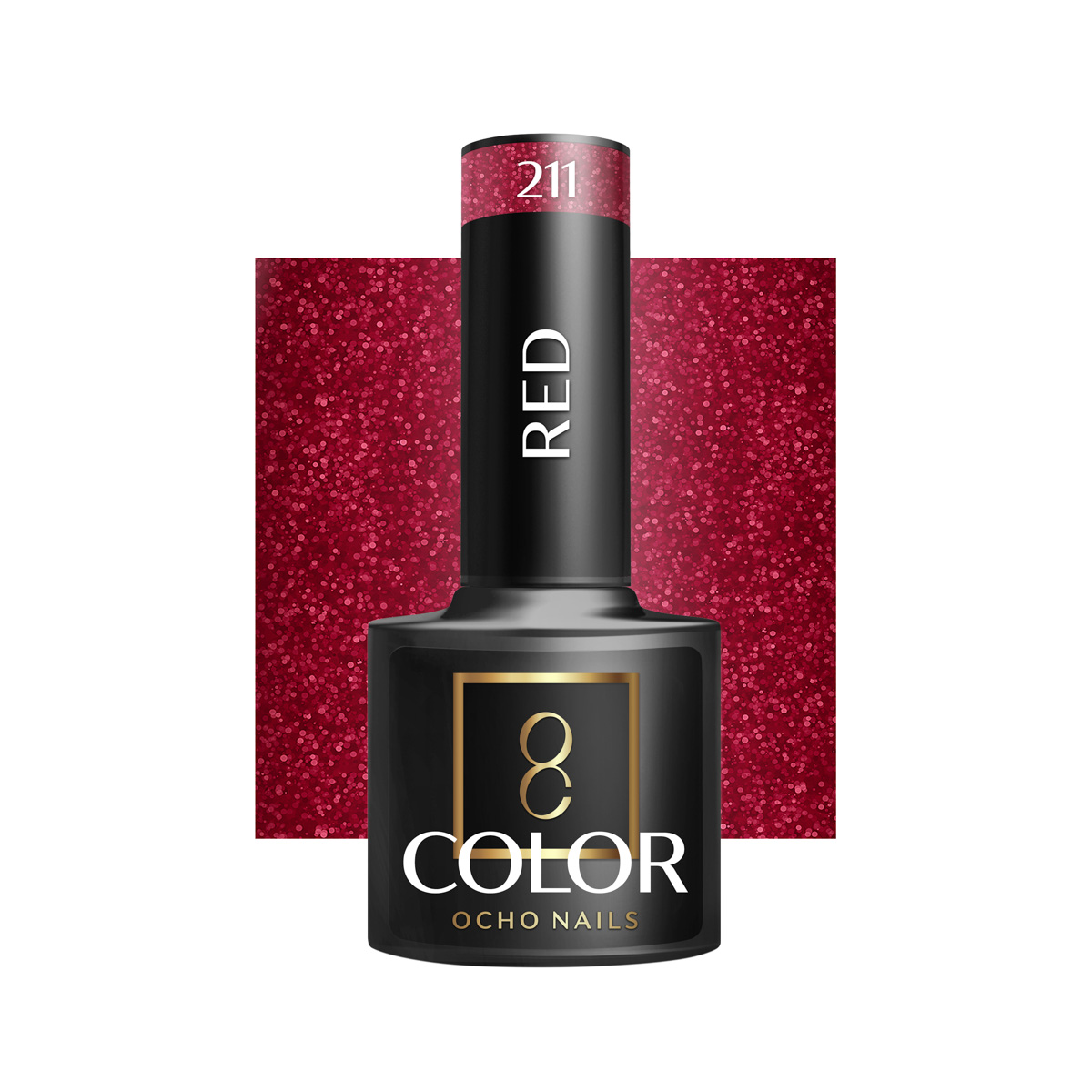 Гел лак OCHO NAILS red 211,1,LilaCare Bulgaria