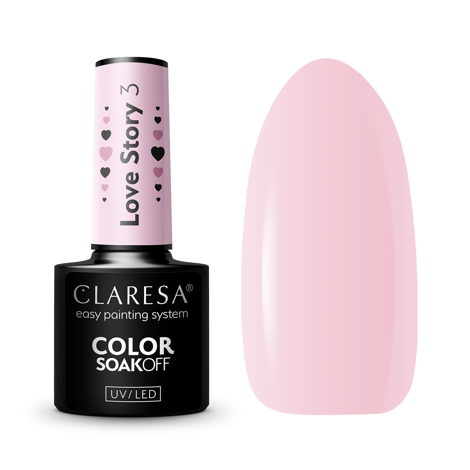 CLARESA LOVE STORY 3 - 5g Hybrid Polish,1,LilaCare Bulgaria