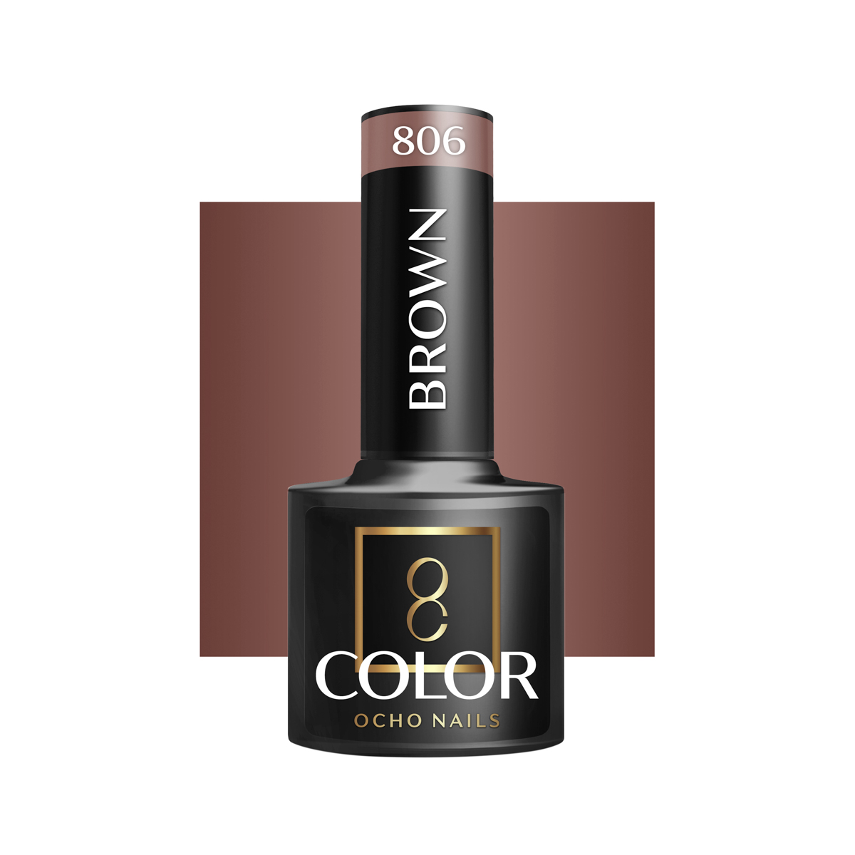 Гел лак OCHO NAILS Brown 806,1,LilaCare Bulgaria